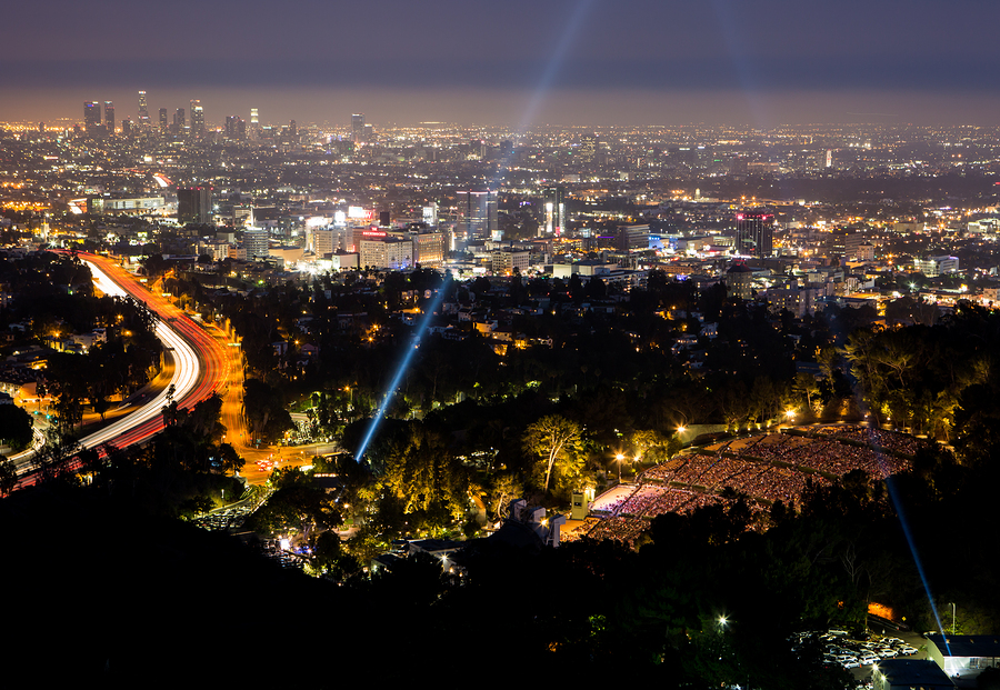 View Over LA View over LA skyline